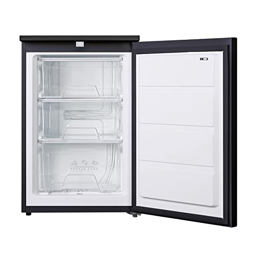 Russell Hobbs RH55UCFZ6B Freestanding Black 55cm Wide 83 Litre Under Counter Freezer with 2 Year Guarantee