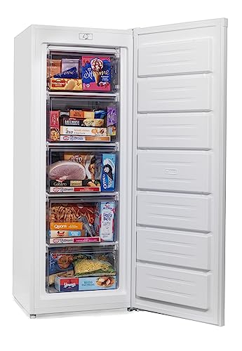 English Electric Upright Tall Freezer EEF170H 168L Litres 55cm Wide, White