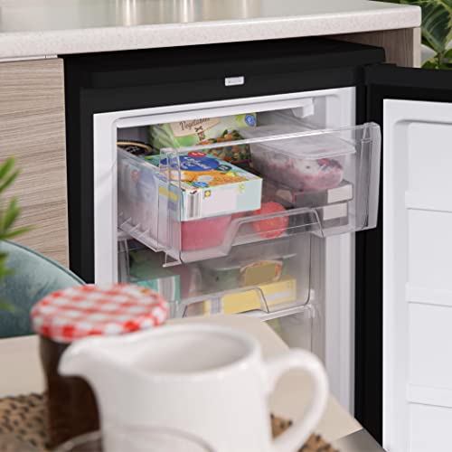 Russell Hobbs RH55UCFZ6B Freestanding Black 55cm Wide 83 Litre Under Counter Freezer with 2 Year Guarantee