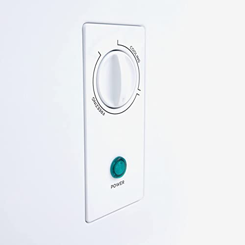 Cookology CCFZ99WH Freestanding 99 Litre, Chest Freezer Suitable for Outbuildings, Garages and Sheds, Features a Refrigeration Mode, Adjustable Temperature Control and 4 Star Freezer Rating - In White