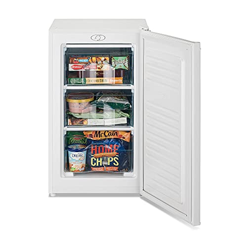 IceKing RZ109WL 48cm Under Counter Freezer | Freestanding Freezer White (Undercounter Freezer)