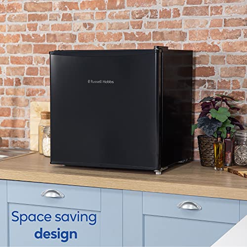 Russell Hobbs Mini Freezer 31 Litre Capacity Black Freestanding Table Top Small Freezer with Adjustable Shelf & Reversible Door RHTTFZ1B, 1 Year Guarantee