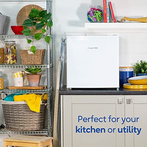 Russell Hobbs Mini Freezer 31 Litre Capacity White Freestanding Table Top Small Freezer with Adjustable Shelf & Reversible Door RHTTFZ1, 1 Year Guarantee