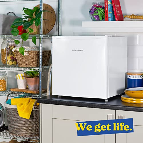 Russell Hobbs Mini Freezer 31 Litre Capacity White Freestanding Table Top Small Freezer with Adjustable Shelf & Reversible Door RHTTFZ1, 1 Year Guarantee