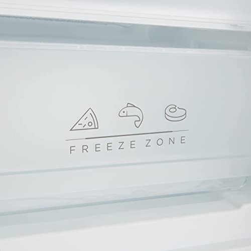 Cookology UCFZ60 48cm 60 Litre Capacity Freestanding Undercounter Freezer, Featuring a Practical Reversible Door, with 3 Large Freezer Drawers and a 4 Star Freezer Rating - In White