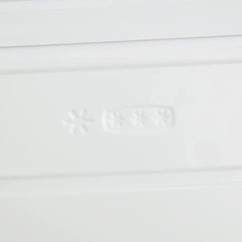 Cookology UCFZ60 48cm 60 Litre Capacity Freestanding Undercounter Freezer, Featuring a Practical Reversible Door, with 3 Large Freezer Drawers and a 4 Star Freezer Rating - In White