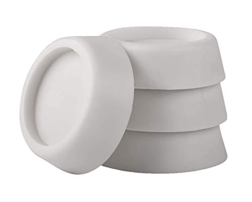 LAZER ELECTRICS Universal Washing Machine anti vibration Feet Pack Of 4 - White (64mm x 57mm x 45mm)