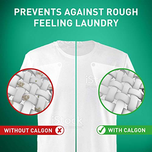 Calgon Hygiene Plus Washing Machine Water Softener, Hygienically cleans, 65 Tablets, Pack of 1