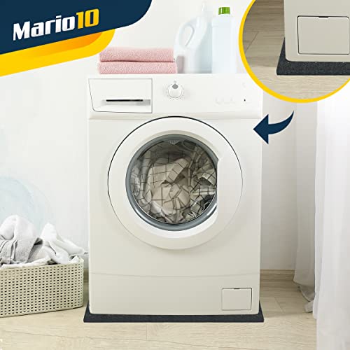 Mario10 Washing Machine Anti Vibration Mat for Under Appliance Non Slip Rubber Mat Easy Cut to Size Non Slip Rubber Matting - 60 x 60 x 2cm