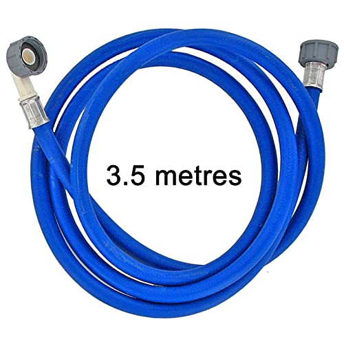 SPARES2GO Cold Water Fill Inlet Hose Compatible with Bosch Washing Machine (3.5m)