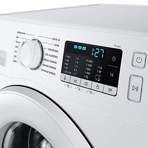 Samsung Series 5 WW70TA046TE/EU with ecobubble™ Freestanding Washing Machine, 7 kg 1400 rpm, White, B Rated