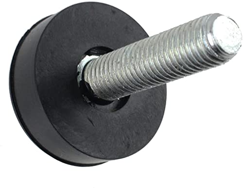 SPARES2GO Universal Washing Machine Adjustable Screw in Foot (Pack of 4, 10mm Thread)