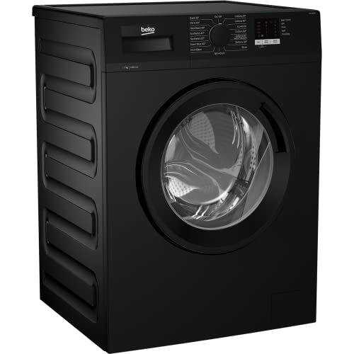 Beko 7kg 1400rpm Freestanding Washing Machine - Black