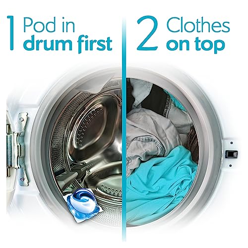 Fairy Non-Bio PODS, Washing Liquid Laundry Detergent Tablets / Capsules, 108 Washes (54 x 2), Huggably Soft for Sensitive Skin