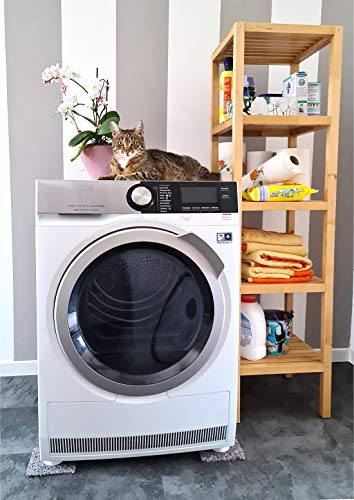 Anti-vibration Washing Machine Dryer Mat Universal and Anti Vibration Damper Set of 4, Anti-Slip Pad, Oscillation Damper Feet, Vibration Absorber