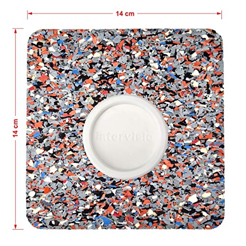 Anti-vibration Washing Machine Dryer Mat Universal and Anti Vibration Damper Set of 4, Anti-Slip Pad, Oscillation Damper Feet, Vibration Absorber