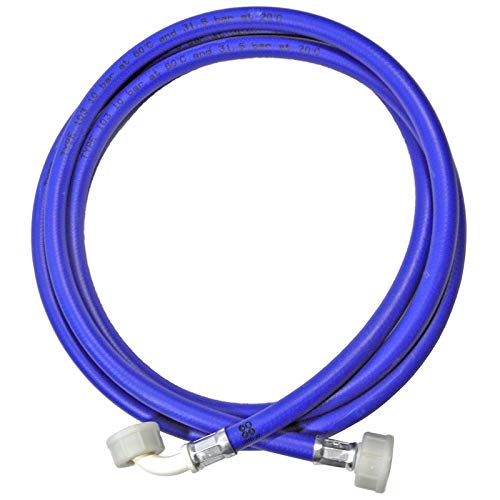 SPARES2GO Universal Washing Machine Cold Water Fill Inlet Pipe Feed Hose (2.5m)