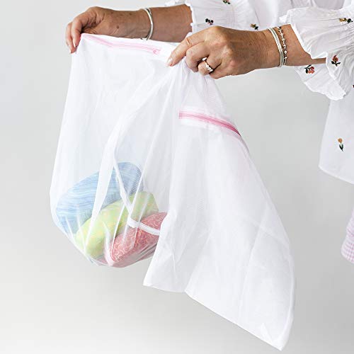Korbond Washing Machine Bag, White, Twin Pack