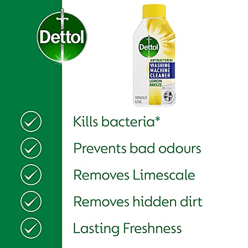 Dettol Washing Machine Cleaner Lemon 250ml x 6