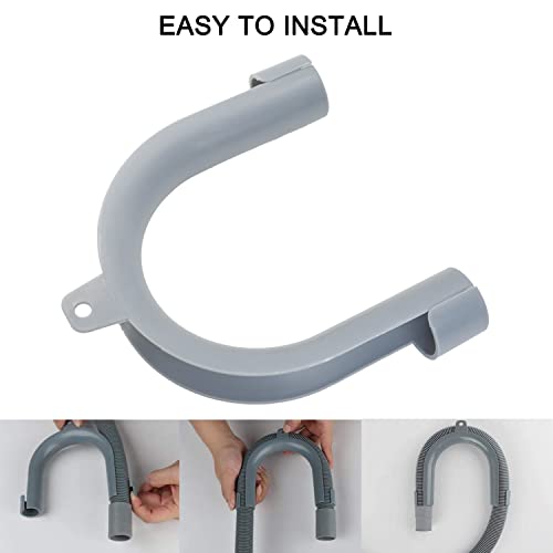 Universal U-Shape Drain Outlet Hose Hook, Suit for 20-26mm Pipes of Plumbing Home Domestic Appliances Washing Machine Dishwasher, 1 Pack