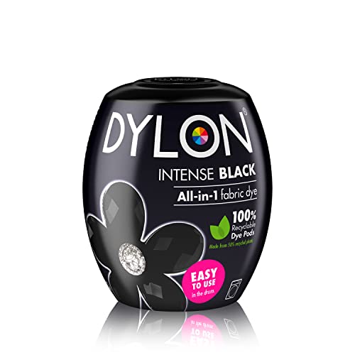 Dylon Washing Machine Fabric Dye Pod Intense Black, 350g