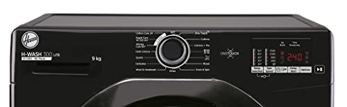 Hoover H-Wash 300 H3W592DBBE 9KG 1500RPM Black Freestanding Washing Machine