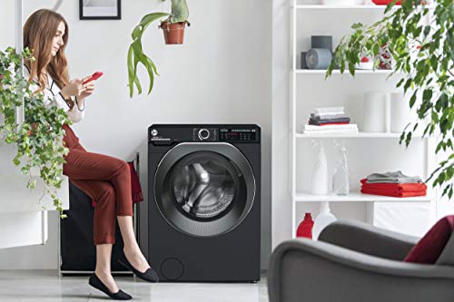 Hoover H-Wash 500 HW410AMBCB Freestanding Washing Machine, WiFi Connected, Energy Class A, 10 kg Load, 1400 rpm, Black