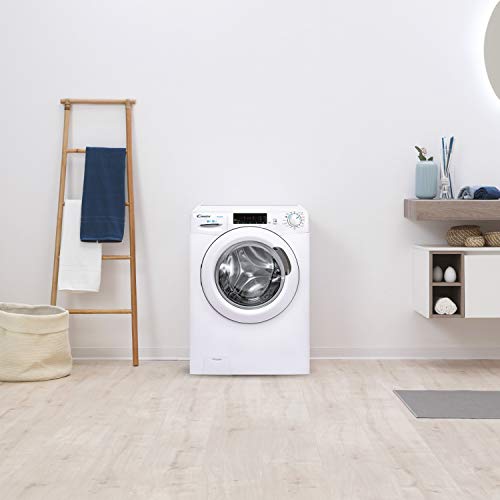 Candy Smart Pro CS1410TE Freestanding Washing Machine, 10 kg Load, 1400 rpm, White