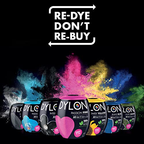 Dylon Washing Machine Fabric Dye Pod Intense Black, 350g