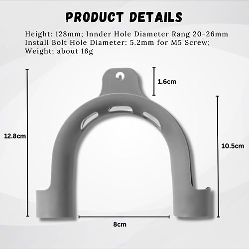 Invero® Universal Drain Outlet Hose Hook Pipe Ideal for All Washine Machines and Dishwashers