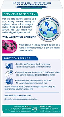 Dr.Beckmann Service-it Deep Clean Washing Machine Cleaner, 1 Treatment