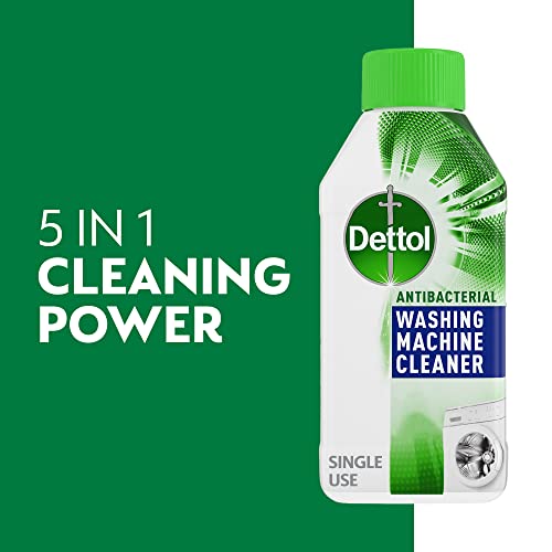 Dettol Original Antibacterial Washing Machine Cleaner, Removes Limescale, Bad Odour, Bacteria and Dirt, 250 ml