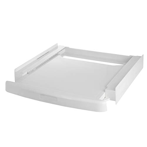 Qpro Washing Machine & Tumble Dryer Universal Stacking Shelf Kit 60x60cm + Anti Vibration Feet