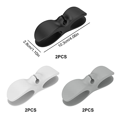 6Pcs Cable 0rganisers,Cord Organizer for Kitchen Appliance,Cable Wire Organiser Self Adhesive Cord Wrapper for Appliances Holder Winder Cable Management