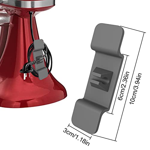 Cord Organiser for Kitchen Appliances, [10 Pcs] [5 colours] Cord Winder Keep Kitchen Appliances Cable Tidy, Self-Adhesive Cable Management Clips Holder for Mixer, Air Fryer, Coffee Maker, Toaster