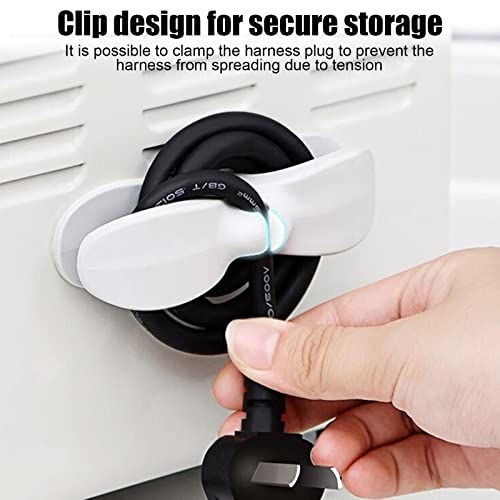 6Pcs Cable 0rganisers,Cord Organizer for Kitchen Appliance,Cable Wire Organiser Self Adhesive Cord Wrapper for Appliances Holder Winder Cable Management