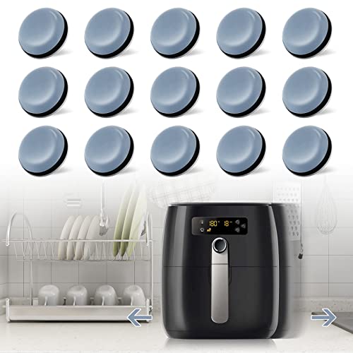 Appliance Sliders, 16PCS Air Fryer Accessories Easy Movers for Small Kitchen Appliances, Air Fryers, Bread Machine,Coffee Makers,Blenders,Grills,Mixers,Microwave