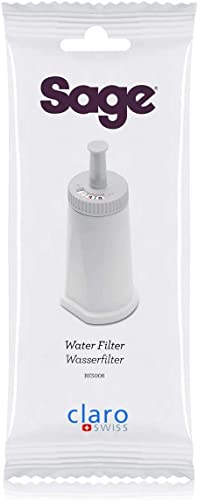 Sage Appliances SES008WHT0NEU1 BES008 ClaroSwiss Water Filter, Plastic, White