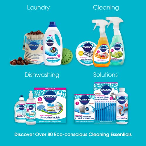 Ecozone Multi-Purpose Appliance Descaler, Internal Cleaner for Kettles, Irons, Washing Machines, Coffee Makers, Dishwashers, Fixtures & Surfaces, Natural Vegan & Non Toxic Eco-Friendly Liquid (500ml)