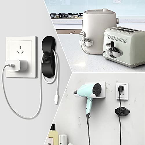 zerotop Cable Management, 9 Pcs Cable Tidy Cable Holder Cable Clips Self Adhesive Cord Wrapper for Appliances Kitchen Appliances Cable Organiser on Pressure Cooker Mixer Blender Coffee Maker Air Fryer