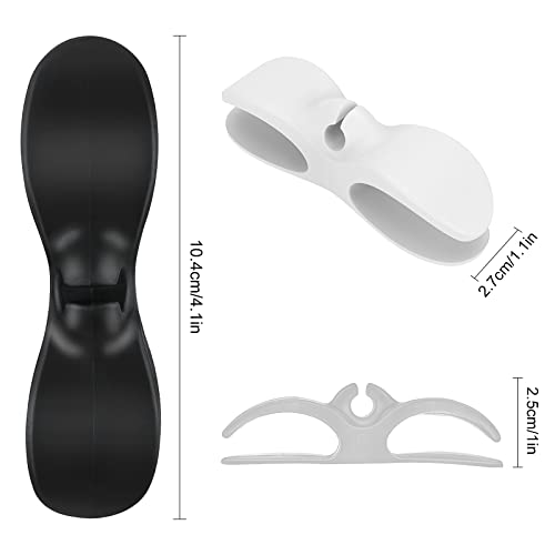 zerotop Cable Management, 9 Pcs Cable Tidy Cable Holder Cable Clips Self Adhesive Cord Wrapper for Appliances Kitchen Appliances Cable Organiser on Pressure Cooker Mixer Blender Coffee Maker Air Fryer