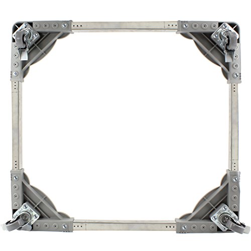 SPARES2GO Universal Appliance Wheels Adjustable Fridge Freezer Trolley (100KG Load)