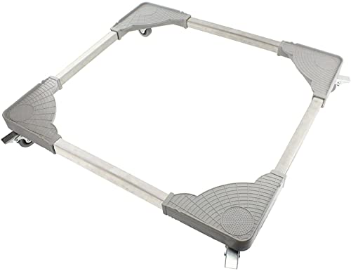 SPARES2GO Universal Appliance Wheels Adjustable Fridge Freezer Trolley (100KG Load)