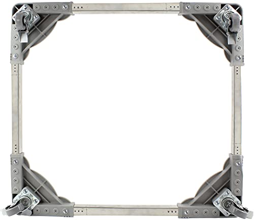 SPARES2GO Universal Appliance Wheels Adjustable Fridge Freezer Trolley (100KG Load)