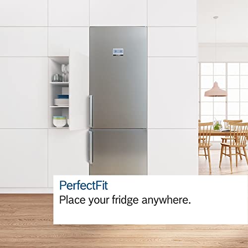 Bosch KGN362WDFG Serie 4 Freestanding Fridge Freezer with NoFrost, PerfectFit, VitaFresh XXL Pro 0C, SuperCooling Function, 186 x 60cm, White