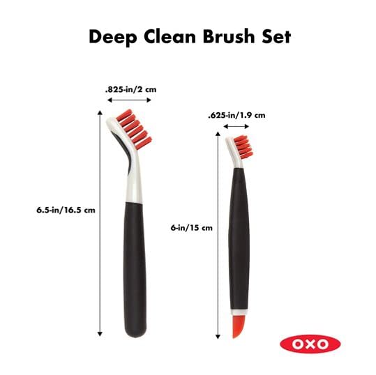 OXO Good Grips Deep Clean Brush Set - Orange