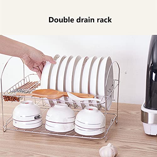 XWSM Table Top Compact Dishwasher, Freestanding Full Size Dishwasher, Led Display, Touch Control, with Basket, High Temperature, Air Drying, Faucet Adapter Included