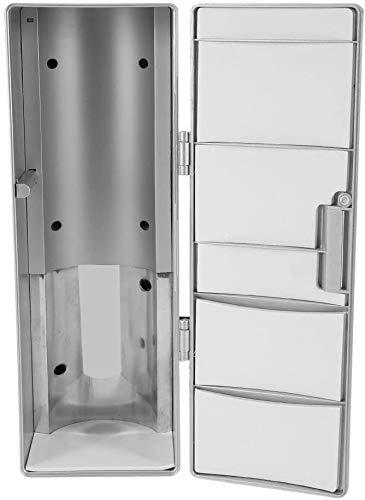 Yonhchop Compact Portable Mini USB Fridge Freezer Warmer Cooler Refrigerator Equipment Compatible with Drinking/Beers/Cans