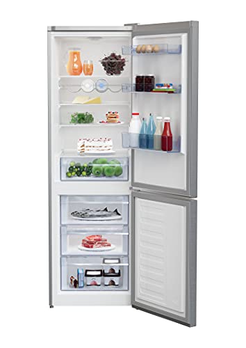 Beko RCSA366K40XBN Fridge Freezer / 3 Freezer Drawers / 38 dB/Stainless Steel Look