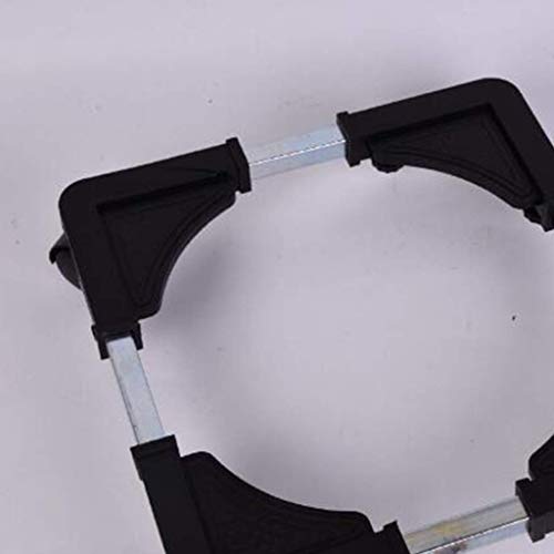 Universal Mobile Base Dorm Fridge Stand Durable Practical for Mini Refrigerator Washing Machine Black - 32x32cm